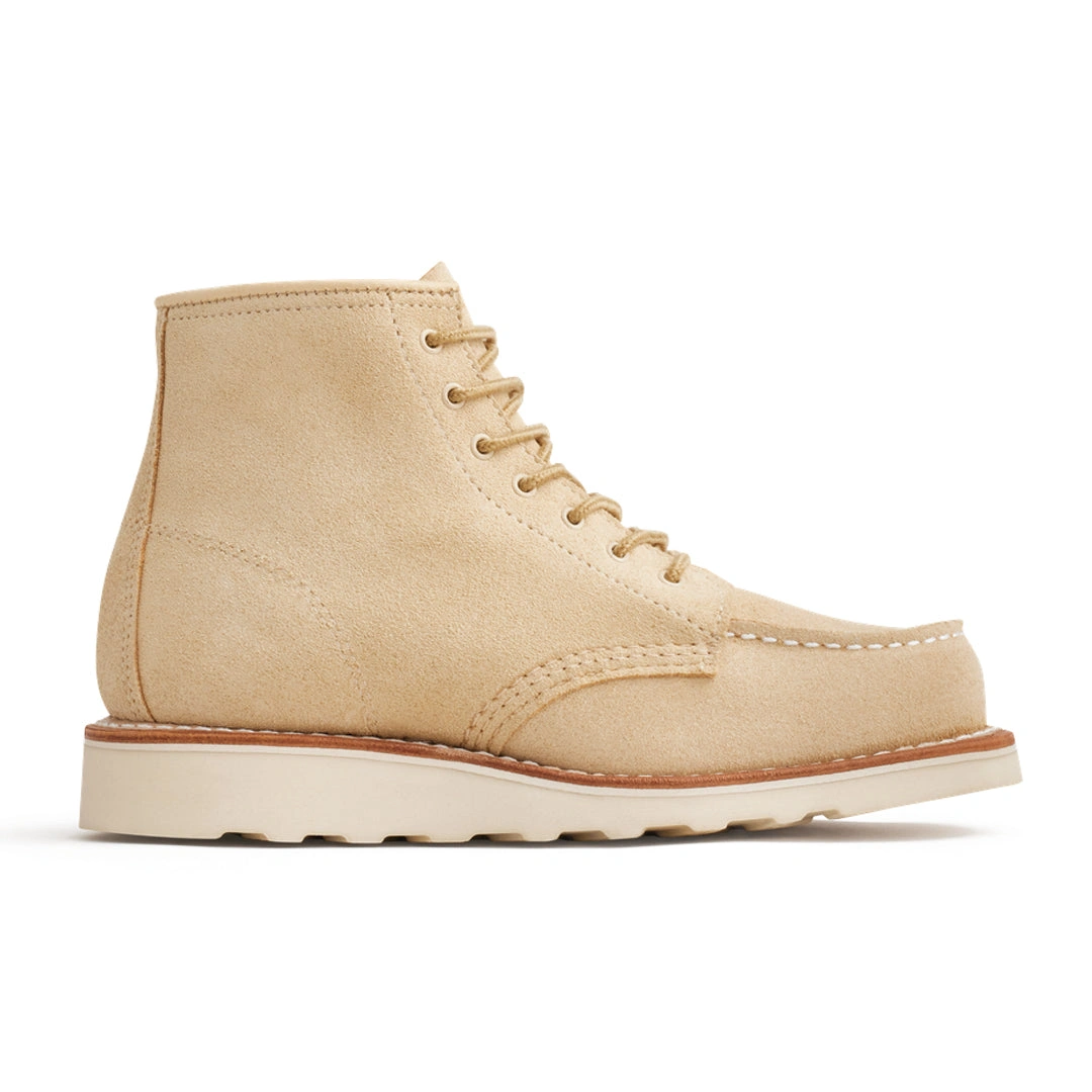 Cream Abilene Moc Toe Boots for Women Effortless Style and Comfort