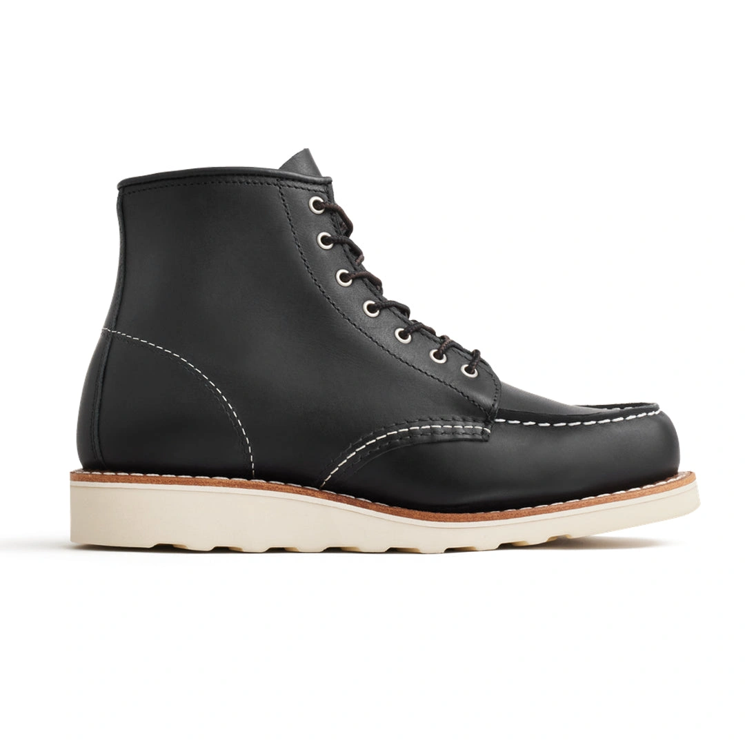 Black Boundary Moc Toe Boots for Women – Rugged Style